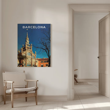 Barcelona Sant Pau Landmark | Canvas - Room Interior 1