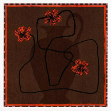 Out of Vase Blooms 3 | Poster - White Frame Interior