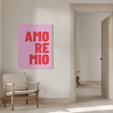 Pink Amore Mio | Canvas - Room Interior 1
