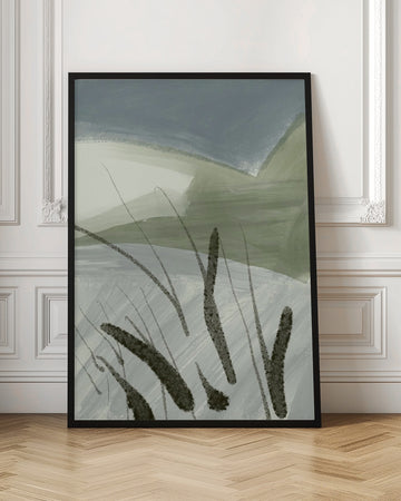 Abstract Reeds Landscape | Poster - Room Interior 1