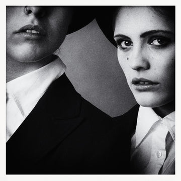 Intense Female Duo | Poster - White Frame Interior