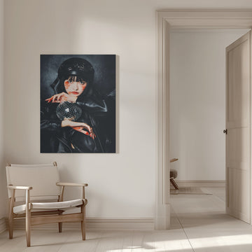Dark Disco Rebel | Canvas - Room Interior 1