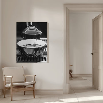 Rich Espresso Stream | Canvas - Room Interior 1