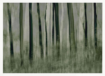 Trees in motion | Poster - White Frame Interior