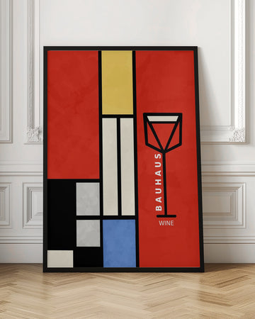 Modern Geometric Wine | Poster - Room Interior 1