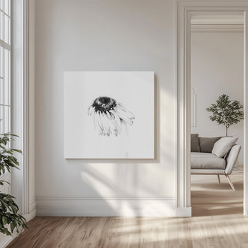 Soft Fading Flower | Canvas - Room Interior 1