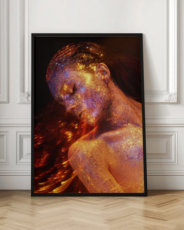 Sparkling Cosmic Woman | Poster - Room Interior 1