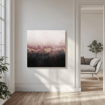 Golden Forest Mist | Canvas - Room Interior 1