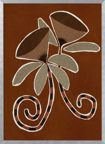 Delicate Bloom 3 | Poster - Silver Frame Interior