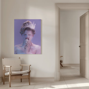 Dreamy Glitter Queen | Canvas - Room Interior 1