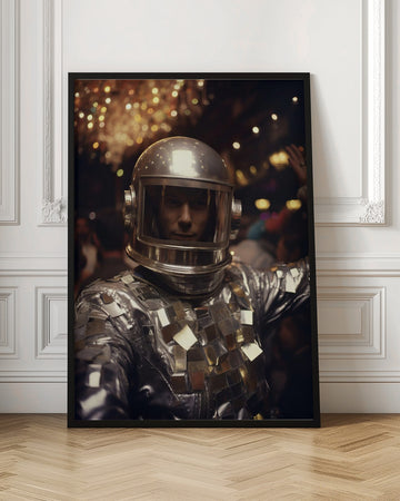 Futuristic Disco Man | Poster - Room Interior 1