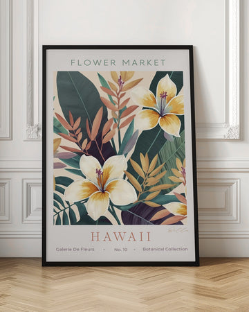 Hawaiian Tropical Flowers | Poster - Room Interior 1