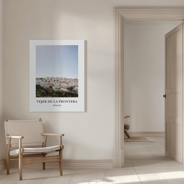 Vejer de la Frontera Spain Travel poster | Canvas - Room Interior 1