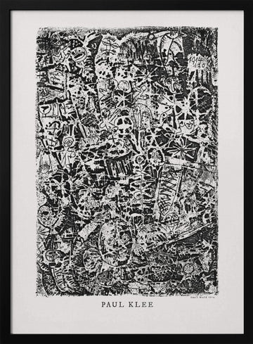 Small World 1914 | Poster - Black Metal Frame Interior
