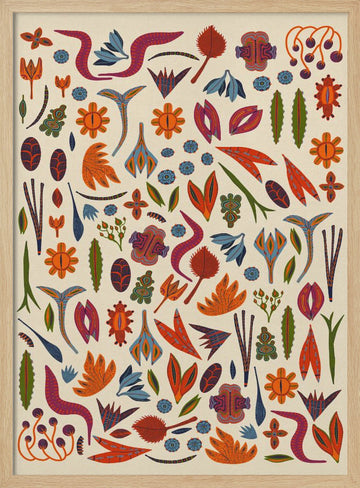 Ornaments | Poster - Wood Frame Interior