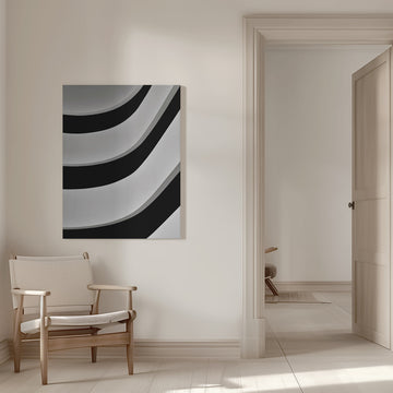 Minimalist Curved Lines | Canvas - Room Interior 1