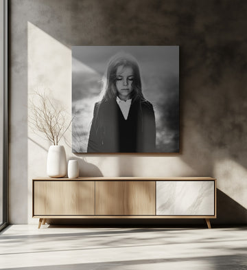 Peaceful Child Portrait | Canvas - Room Interior 2