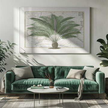 Vintage Palm Atlas | Poster - Room Interior 1