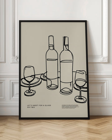 Wine and Conversation | Poster - Room Interior 1