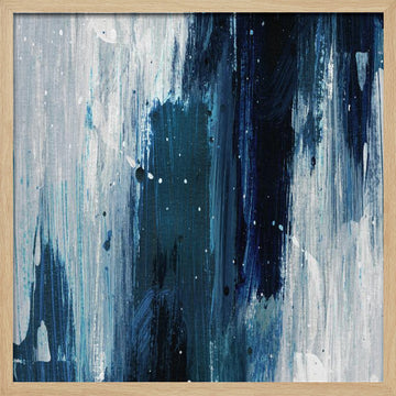 Indigo 2 | Poster - Wood Frame Interior