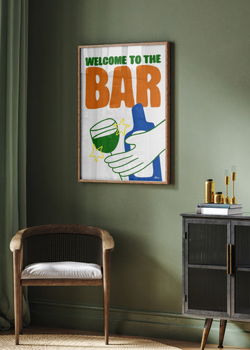 Welcome to the Bar | Poster - Room Interior 2