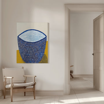 Blue Patterned Bowl | Canvas - Room Interior 1