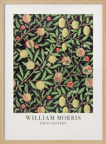 Fruit Pattern | Poster - Wood Frame Interior