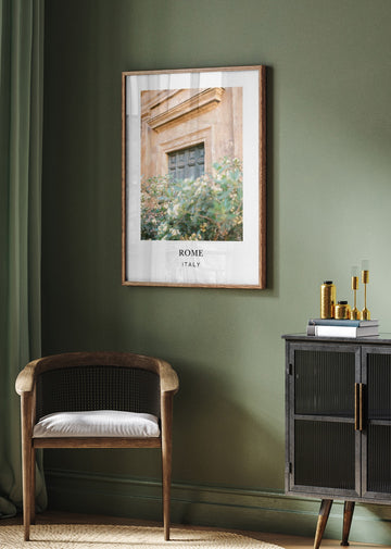 Trastevere Rome Travel poster | Poster - Room Interior 2
