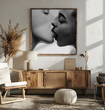 Tender Women's Kiss | Poster - Room Interior 2