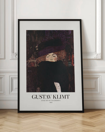 Dame Mit Hut Und Federboa (1909)  Poster | Poster - Room Interior 1