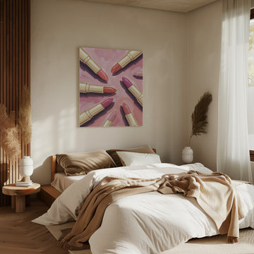 Vibrant Pink Lipsticks | Canvas - Room Interior 2