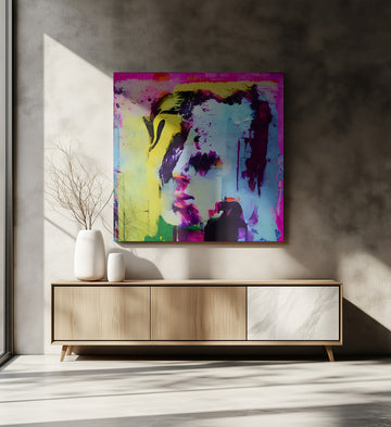 Vibrant Pop Expression | Canvas - Room Interior 2