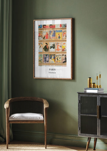 Paris France Affiches Travel poster | Poster - Room Interior 2