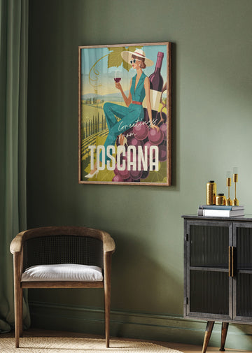 Tuscan Wine Country Style | Poster - Room Interior 2