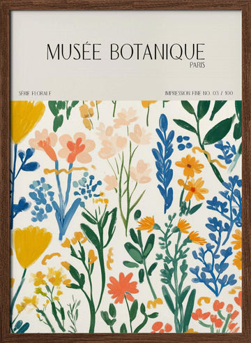 Museebotaniqueno29 | Poster - Walnut Frame Interior