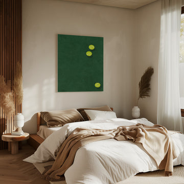 Green Court Tennis Balls | Canvas - Room Interior 2