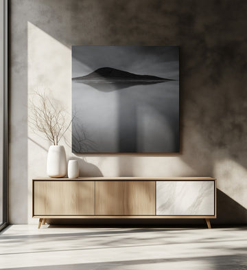 Moody Mountain Reflection | Canvas - Room Interior 2