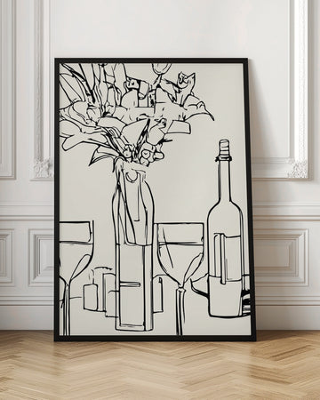 Wine and Blooms | Poster - Room Interior 1