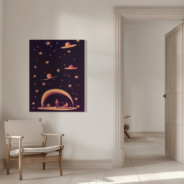 Galactic Dreamscape | Canvas - Room Interior 1