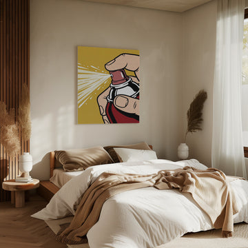 Pop Art Spray Can | Canvas - Room Interior 2