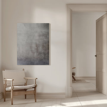 Distressed Gray Wall | Canvas - Room Interior 1