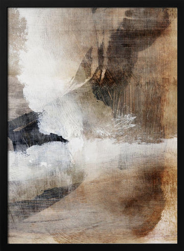 Layers 2 | Poster - Black Metal Frame Interior