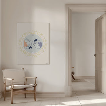 Soulful Infinity Connection | Canvas - Room Interior 1