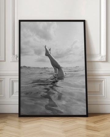 Graceful Legs Ocean Dip | Poster - Room Interior 1