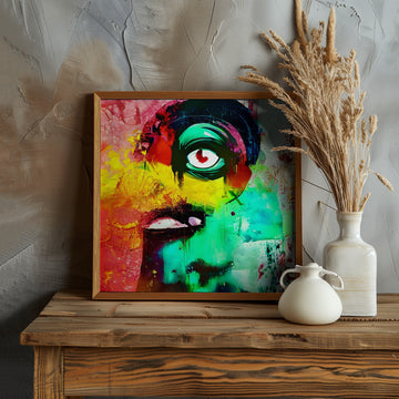 Vivid Abstract Eye | Poster - Room Interior 1