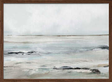 Sandybay | Poster - Walnut Frame Interior