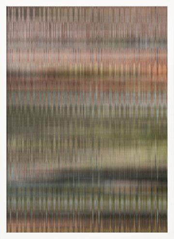 Soft Woven Abstract | Poster - White Frame Interior