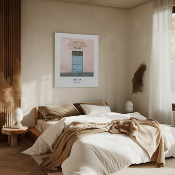 Trastevere Rome Travel poster | Canvas - Room Interior 2