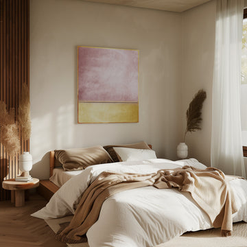 Pink Gold Horizon | Canvas - Room Interior 2