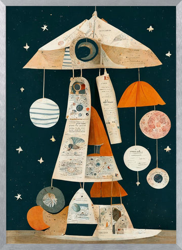 Cosmic Jamboree | Poster - Silver Frame Interior